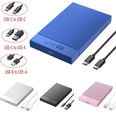 SANZANG Hard Drive Enclosure 2.5 Inch USB 3.0 SATA Case External Caddy HDD SSD