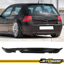 Fits 99-05 Volkswagen Golf MK4 25AE Style Rear Bumper Lip Diffuser Unpainted -PU