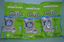 (3) Affresh Washing Machine Cleaner, Front/Top Load Washers, 3 Tablets Each