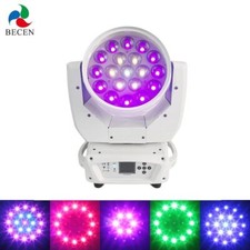 US White 19x15W 4IN1 Led Wash Zoom Moving Head Light DMX DJ Stage Church Wedding
