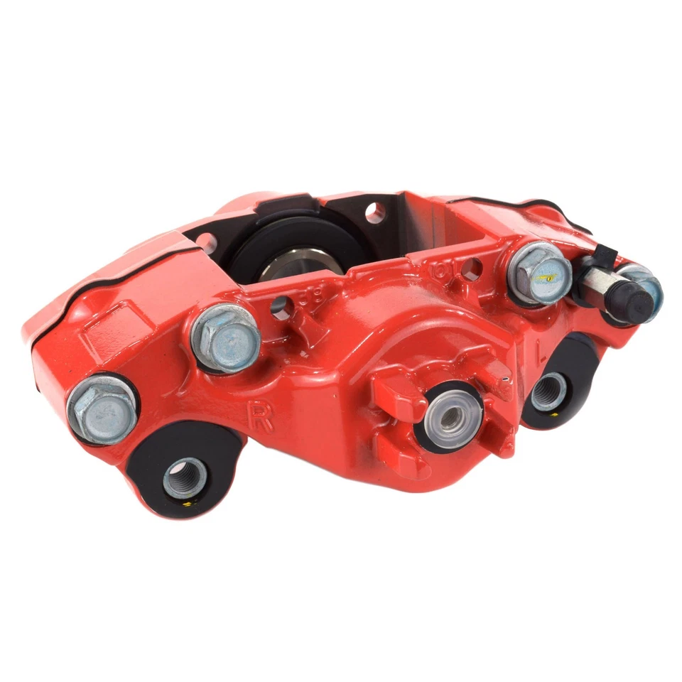 Pinza de freno trasera izquierda roja OEM 2006-2007 Subaru Impreza WRX 26692FE0508A Foto 2 de 4