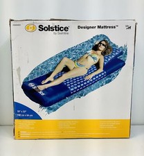 Solstice by Swimline Bluewave 16000DC, Designer Mattress Pool Floating Lounger