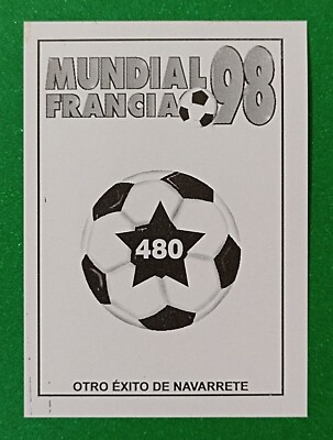 Autocollant Navarrete 1998 - Hong Myung-Bo Corée Du Sud - Coupe Du Monde FIFA