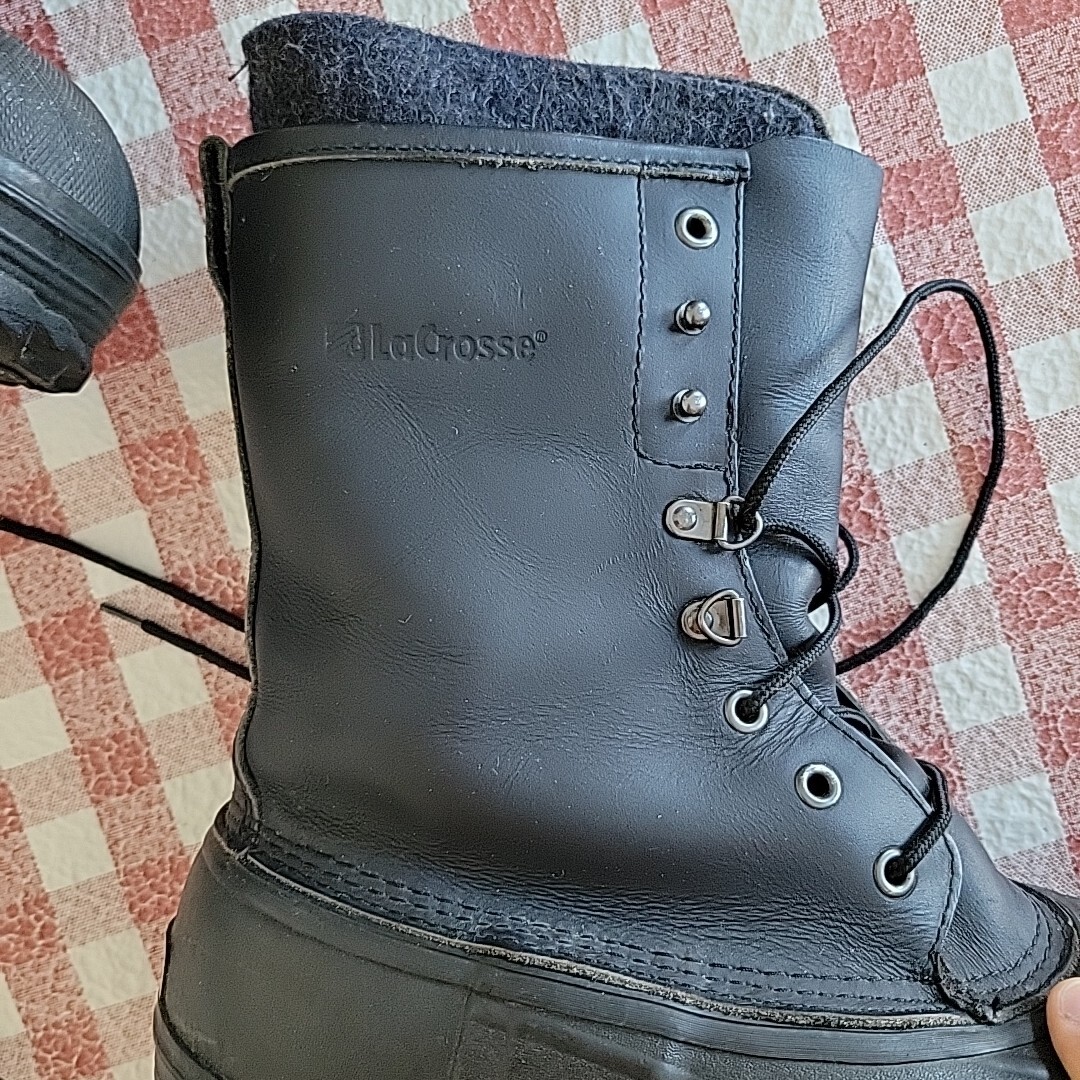 LACROSSE ICEMAN BLACK WINTER WATERPROOF INSULATED STEEL SHANK Pack