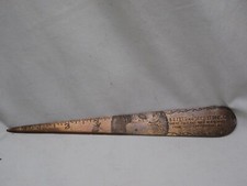 vintage A & B FEED SEED STORE letter opener ruler promotional Edwardsville IL