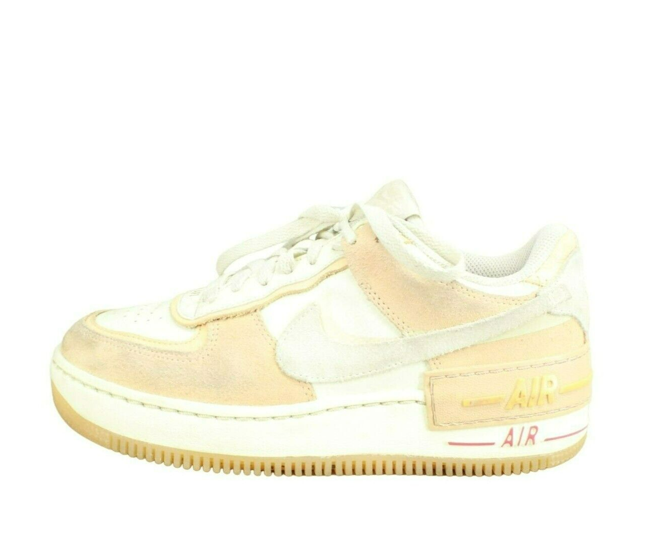 peach high top air force ones