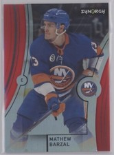 MATTHEW BARZAL 2021-22 UD Synergy BASE SET RED BOUNTY Islanders #38