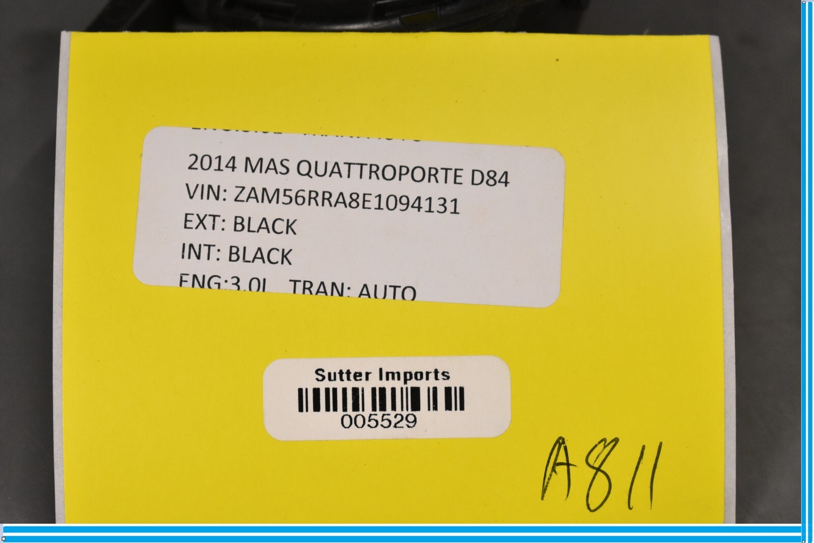 Maserati Quattroporte 2014-2017 Accelerator pedal