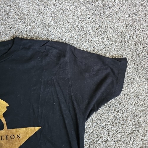 Creative Goods Size Large HAMILTON Black Short Sleeve Broadway Musical Shirt - Picture 4 of 8