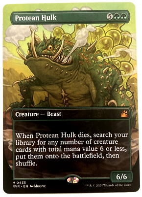 MTG Protean Hulk ANIME BORDERLESS Ravnica Remastered 435 NM | eBay
