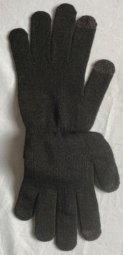 Winter Essentials Gloves Black Lt Gray Dk Gray Blue - Choose - NEW - Picture 9 of 24