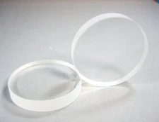 Generic  1-3/4”OD x 5/16”THK  Glass Lens Beveled Edges  Lot of 2