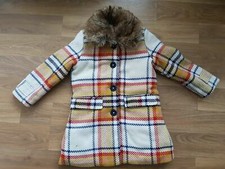 Mini Boden Mädchen Woll Heritage Mantel kariert Alter 3-4 Jahre TD002 BB 05