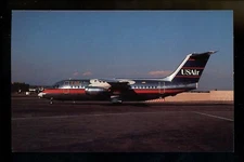 Aviation Airplane Airline postcard USAir BAe 046-200A AeroGem #AL060