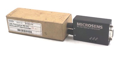 New Microsens MS650121 Optical Transceiver RS-232
