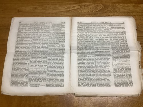 November 30, 1850 Issue Of The Literary World - Dickens David Copperfield Review - Bild 4 von 7