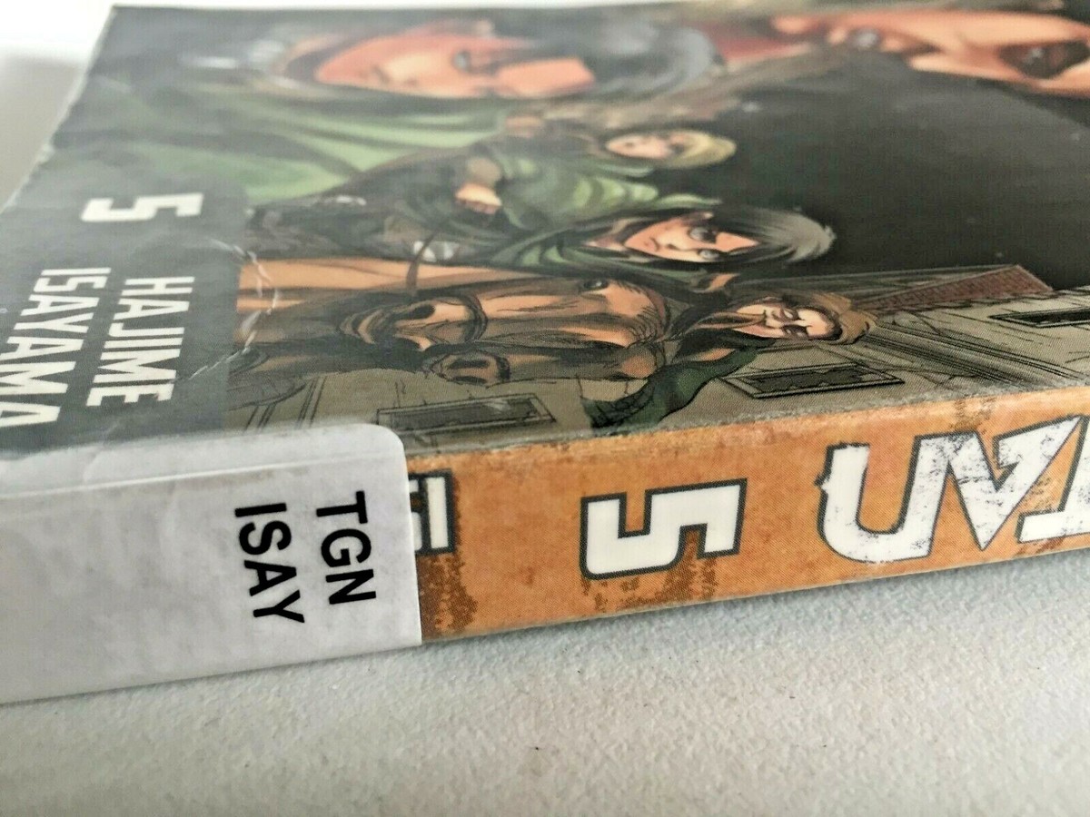 Attack on Titan Vol 5 | Hajime Isayama Paperback Manga Graphic