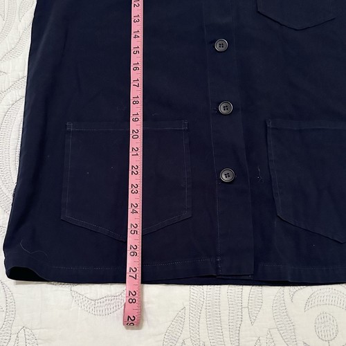 Giacca da lavoro LACAUSA Claire blu stile lavoro blu navy misto cotone taglia small - Foto 7 di 7