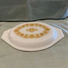 Vintage Pyrex Replacement Lid Only For 945C Clear Divided Oval Casserole Dish