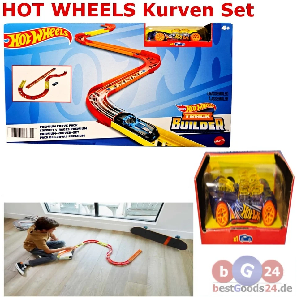 Hot Wheels Track Builder Weitsprung-Set Looping Rennstrecke Spielzeugauto Kinder - Bild 4 von 4