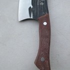 Artisan Forged Full Tang Kitchen Cleaver with Leather Sheath — photo 3