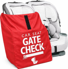 Gate Check Travel Bag for Car Seats Infant Carriers, Red