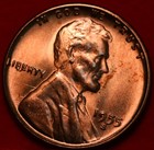 Uncirculated Red 1955-S San Francisco Mint Copper Lincoln Wheat Cent — photo 1