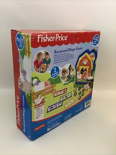 Fisher Price Little People Barnyard Bingo Game Complete Box Instructions 2016 - Picture 11 of 16