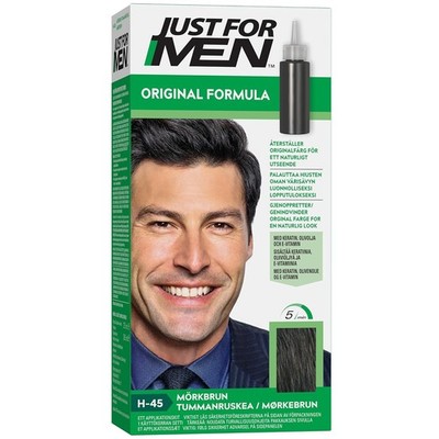Just For Men Haarfarbe Dunkelbraun H45 Original Formel Natuerlicher Look 1 Stk