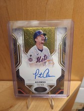 Pete Alonzo 2025 Topps Tier One Prime Performers Auto Gold /49 Mets