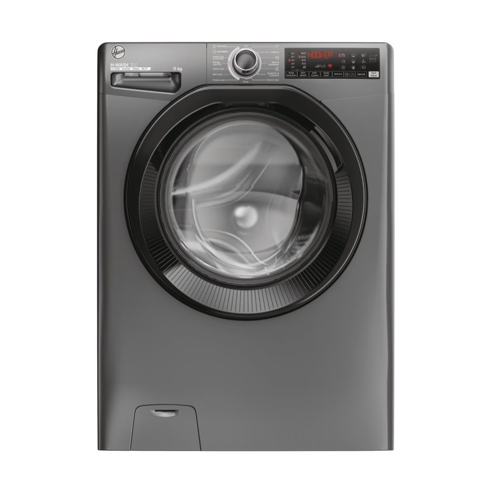 Hoover H3WPS4116TAMBR80 Super Silent Washing Machine 11kg, 1400 Spin, LED #2