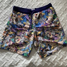 Looney Tunes Licensed Men  s Swim Shorts Size XL Lined
