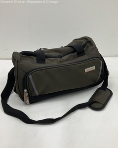 Perry Ellis Portfolio Olive Green Small Carryon Duffel Bag
