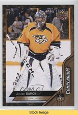 2016-17 Upper Deck Compendium Gold Juuse Saros #447 READ 0cr