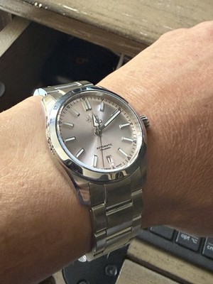 Christopher Ward C63 Sealander Automatic 36mm   Glasswing Pink Dial