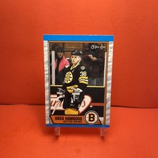 1989-90 O-Pee-Chee Greg Hawgood #81 Rookie RC EX🦄