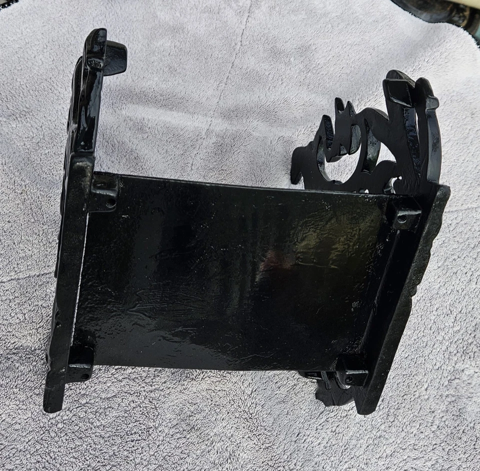 Suporte para tigela de peixe Dancing Frog metal 1920 art déco "sem tigela" - Imagem 4 de 4