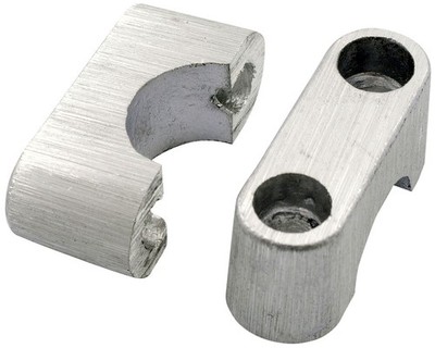 2x Lenkerklemme von EBR für Puch Maxi (2 Stück) Klemme Lenker Halter