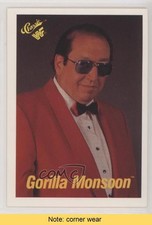 1990 Classic WWF Gorilla Monsoon #52 READ g2l