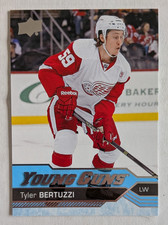 2016-17 UD UPPER DECK YG YOUNG GUNS TYLER BERTUZZI #471 SP ROOKIE CARD RC MINT. rookie card picture