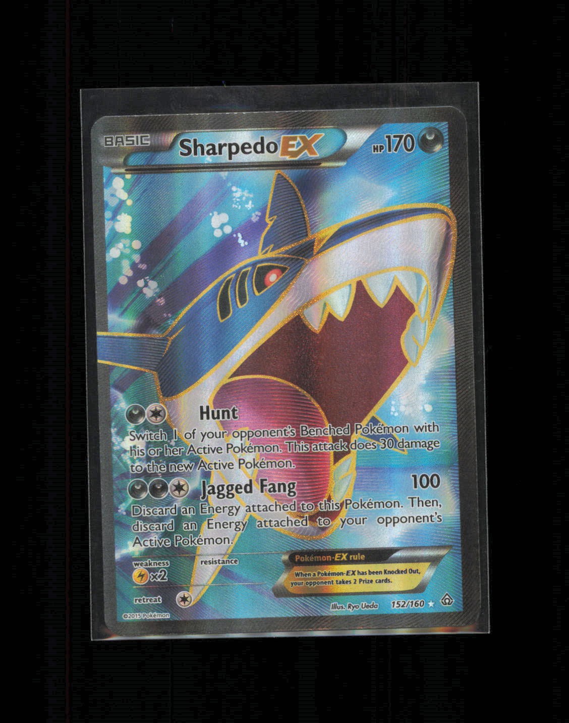 Sharpedo EX (152 Full Art) 152/160 XY - Primal Clash LP Ultra Rare