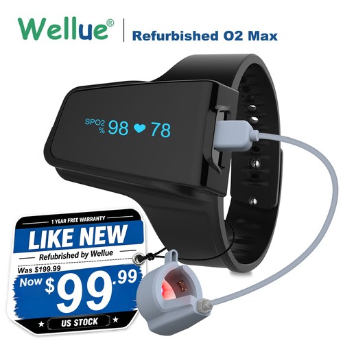 Checkme O2 Max Pulse Oximeter 72-hour Battery Life Vibration&Beep Alerts App PC