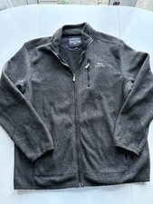 Weird Fish Navy Full Zip Macaroni Fleece Top Jacket Men’s Size XL Pre Owned