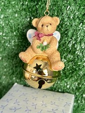    Enesco Cherished Teddies Angel Jingle Bell 2004 Ornament RARE