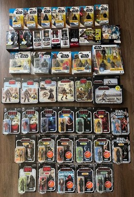 Star Wars Action Figures Lot of 45+ Brand New in Sealed Packages