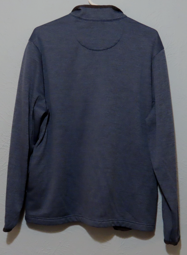 Callaway Men's M 1/4 Zip Pullover Long Sleeve Fleece Blue Jacket - Picture 7 of 8
