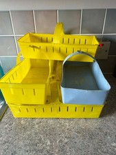 5 x vintage Plastic Berry Harvesting Baskets for Picking Fruit / strawberries