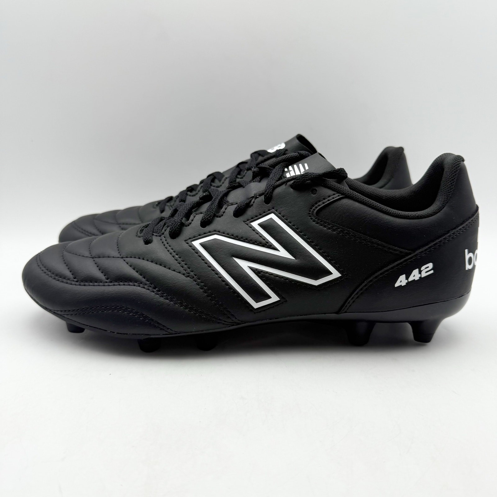 New Balance Boys 442 V2 Academy FG Soccer Cleats US 4 M Black Athletic NIB thumbnail 9
