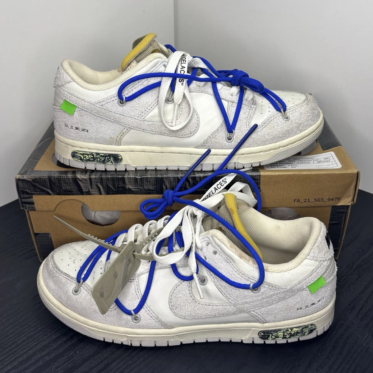 た*か様 Off-White × Nike Dunk Low 1 OF 50 4 Nike Off-White x Dunk Low Lot 32 of 50 for Sale | Authenticity