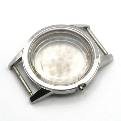 Boitier De Montre Ø35mm - Cadran Ø30,30 - Acier [NOS] Watch Case - Photo 1/4